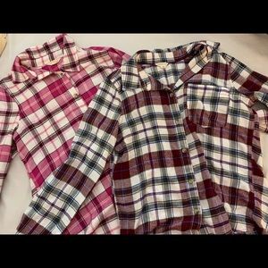 2 Aeropostale button down shirt
